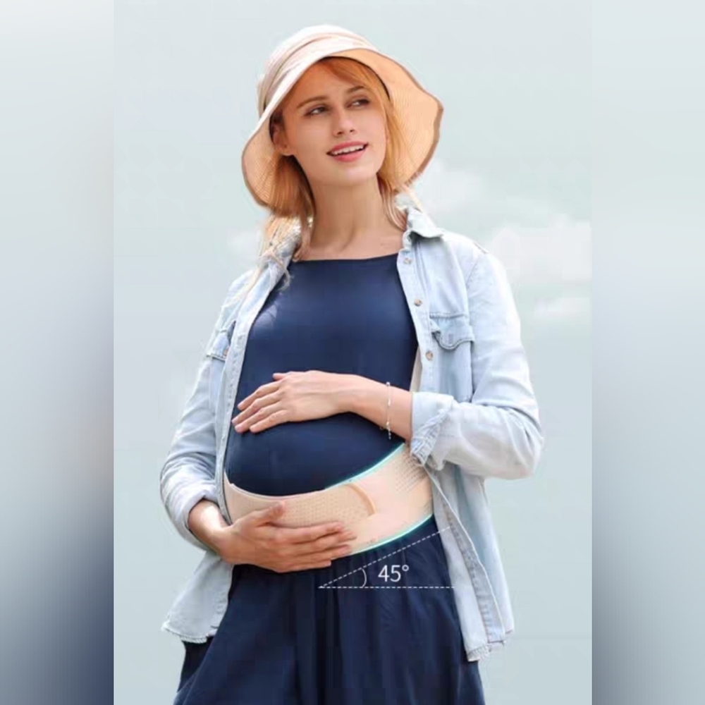 Pregnant belly support band